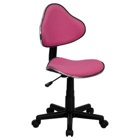 Pink Fabric Ergonomic Task Chair [BT-699-PINK-GG]