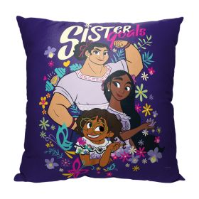 Disney's Encanto; Sisters Together Pillow; 18" x 18"