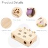 Cat Toys Interactive Whack-a-mole Solid Wood Toys for Indoor Cats Kitten Catch Mice Game