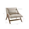 [Only support Drop Shipping Buyer] Boomerang Accent Chair