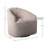 Bonn Upholstered 360 Degree Swivel Chair