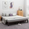 Wooden platform bed frame