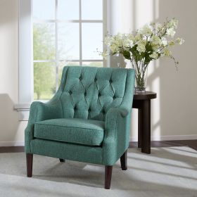 [Only support Drop Shipping Buyer] Qwen Button Tufted Accent Chair (Color: as Pic)