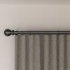 Lordear Curtain Rods for Windows 28 to 132 Inch Round Curtain Rod 1 Inch Stainless Steel Rods with Adjustable Brackets