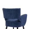 Fabric Accent Arm Chair with Upholstered seat, backrest Chair with Solid Wood Legs, for Living Room, Bedroom, Office,Waiting Rooms