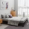 Wooden platform bed frame