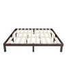 Wooden platform bed frame